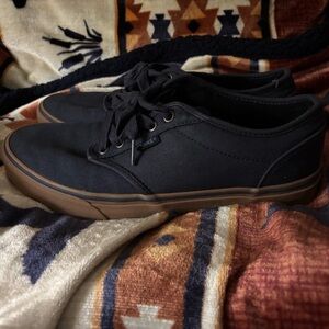 Vans Men's Black and Brown Sneakers